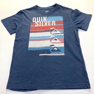 Quicksilver Boys size Medium Blue T-Shirt